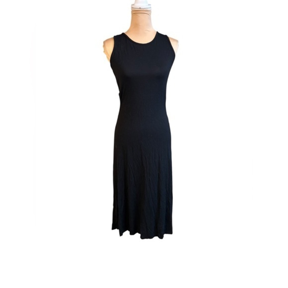 See You Monday Black Sleeveless Dress